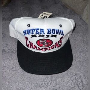 Vtg San Francisco Hat Cap Mens One Size Super Bowl Champions XXIX 24 Made In USA